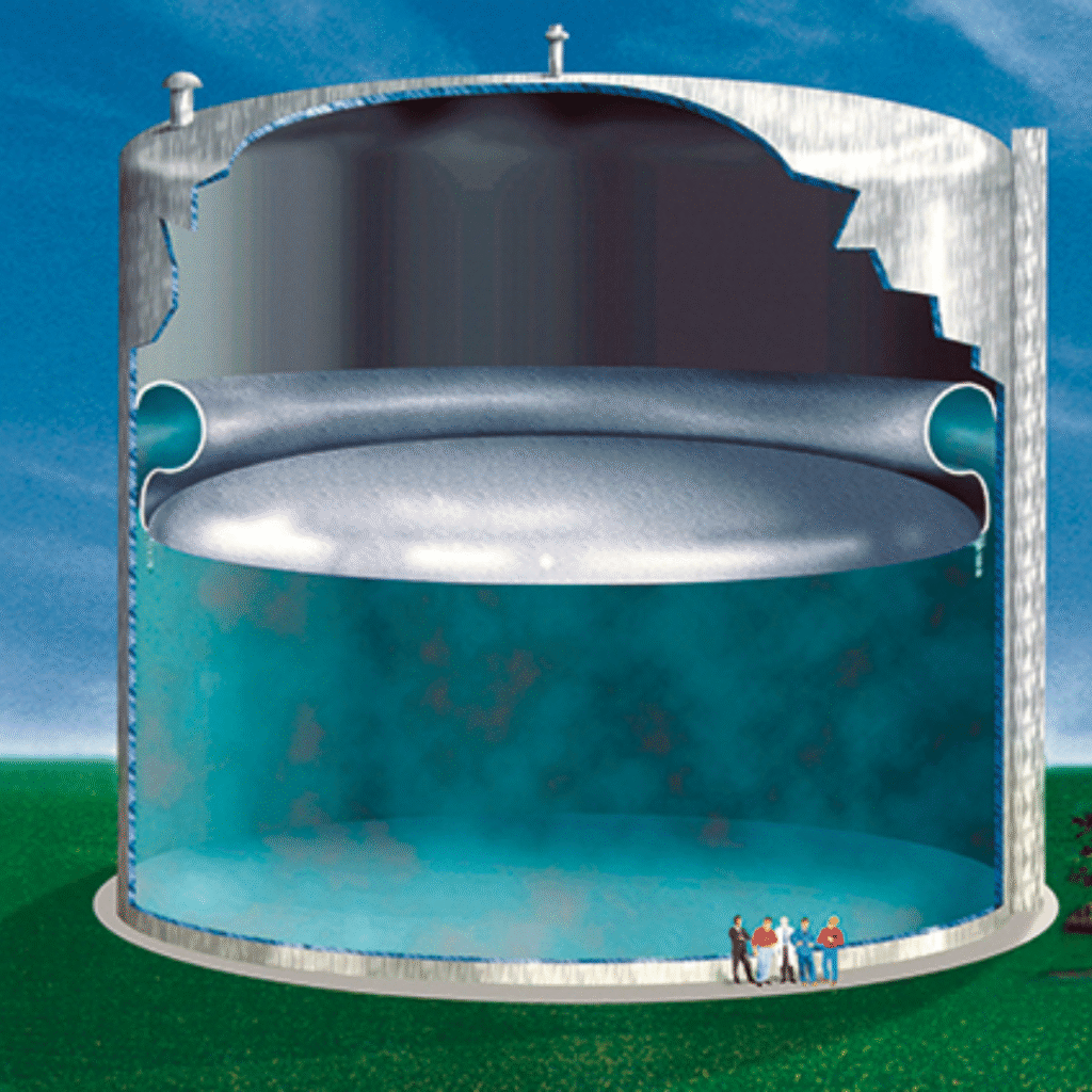Water Sealed Gas Holders
